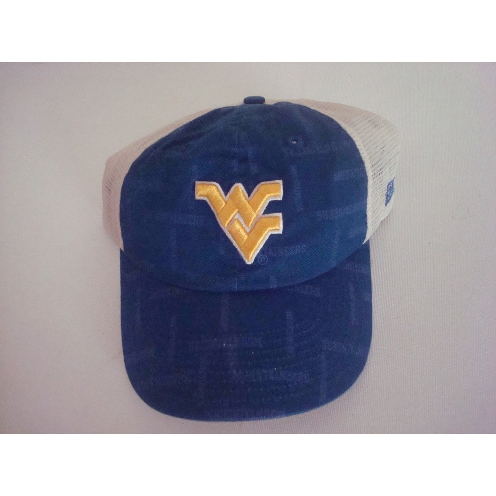NEW WOMENS WEST VIRGINIA MOUNTAINEERS‎ ERA  00S DEADSTOCK    HAT CAP VINTAGE T4